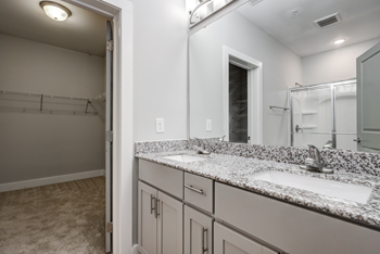 Dual vanities
